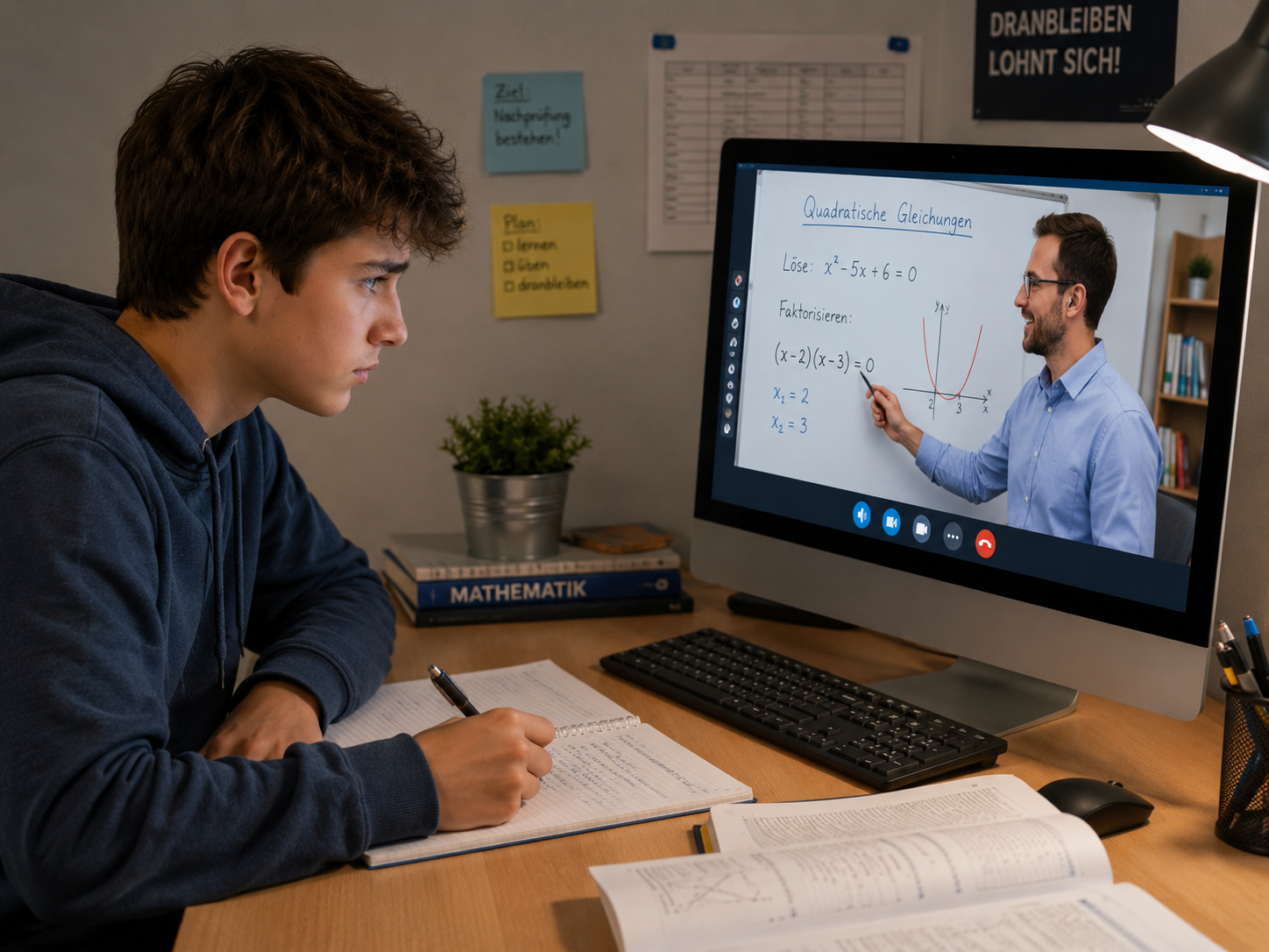 Online Nachhilfe bayerischer Lehrplan für Gymnasium Realschule