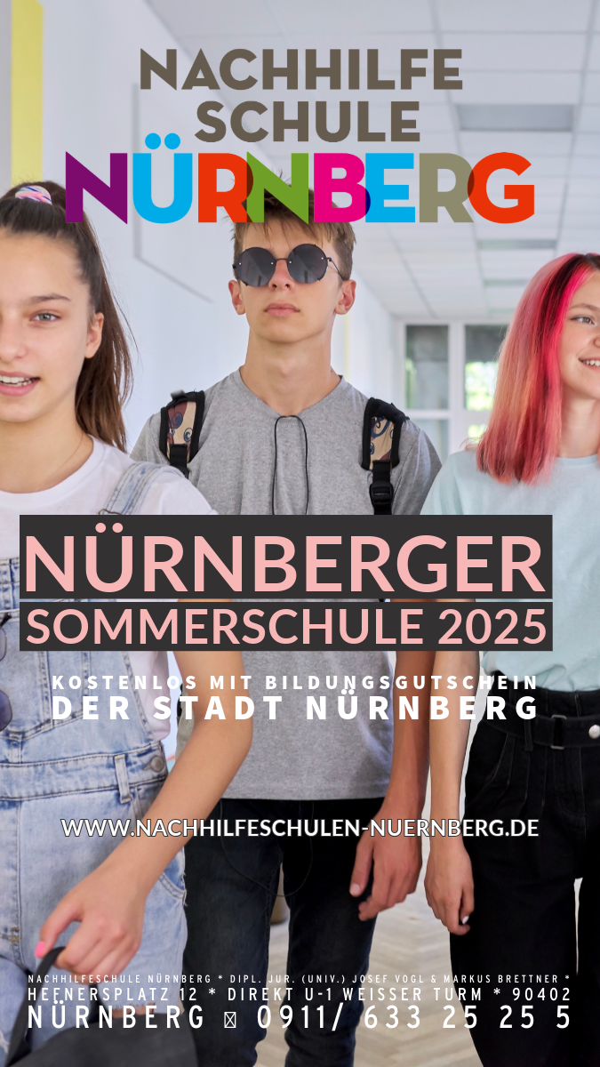 Nachhilfe Sommerferien 2024 Nürnberg Sommerschule